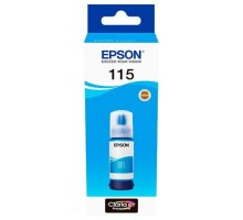 EPSON C13T07D24A  Контейнер 115 с голубыми чернилами для L8160/L8180