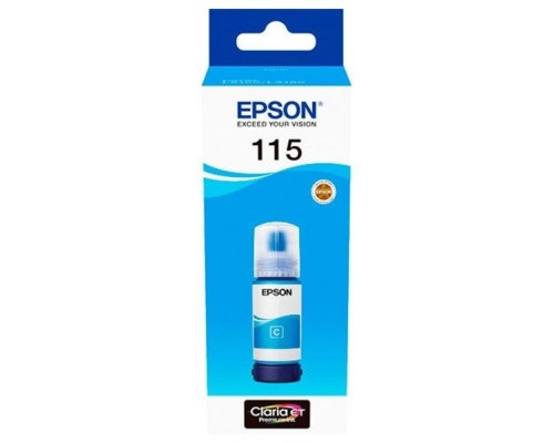[Расходные материалы] EPSON C13T07D24A  Контейнер 115 с голубыми чернилами для L8160/L8180