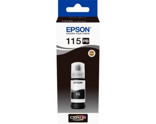 [Расходные материалы] EPSON C13T07D14A  Контейнер 115 с черными чернилами для L8160/L8180