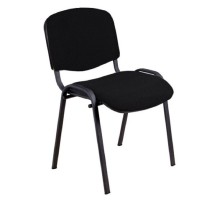 Стул для посетителей ИЗО, каркас черный / ткань C11 Черный, шт (7047127)