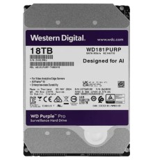 18TB WD Purple Pro (WD181PURP) {Serial ATA III, 7200- rpm, 512Mb, 3.5