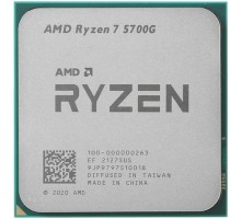 CPU AMD Ryzen 7 5700G OEM (100-000000263){3,80GHz, Turbo 4,60GHz, Vega 8 AM4}