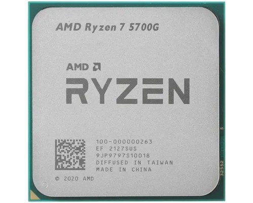 [Процессор] CPU AMD Ryzen 7 5700G OEM (100-000000263){3,80GHz, Turbo 4,60GHz, Vega 8 AM4}