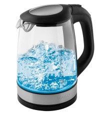 Scarlett SC-EK27G19 Чайник, 2.2л, 2200Вт, стекло/черный/серебро