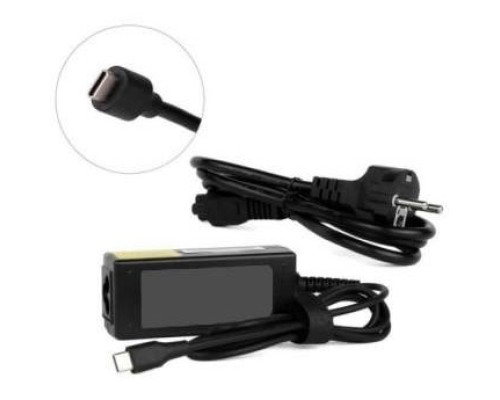 [Аксессуар к ноутбуку] ORIENT PU-C87W, Сетевое зарядное устройство с функцией быстрой зарядки, мощность 87Вт, Quick Charge 3.0+Power Delivery, выход: Type-C кабель 1.8 метра, DC 5-20В, 4.3А max, цвет черный (31124)