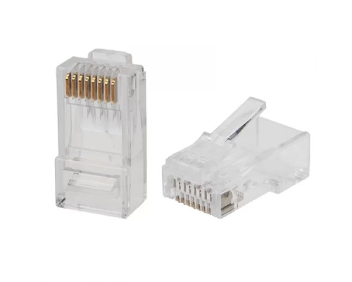 [Разъемы, Проходные адаптеры, Вставки] Rexant (05-1031-4) Разъем RJ-45(8P8C) под витую пару, UTP, CAT 6 (упаковка 50 шт)