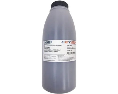 [Расходные материалы] Тонер CET PK11 для KYOCERA ECOSYS M2135dn/M2735dw/M2040dn/M2640idw/P2235dn/P2040dw, 300г/бут, (унив.), ( замена CET8857A-300 )