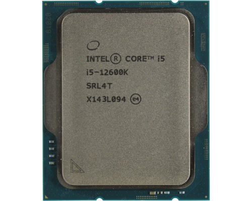 [Процессор] CPU Intel Core i5-12600K Alder Lake OEM {3.7 ГГц/ 4.9 ГГц в режиме Turbo, 20MB, Intel UHD Graphics 770, LGA1700}