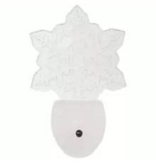 Rexant 75-0317 Ночник светодиодный СНЕЖИНКА ХАМЕЛЕОН свечение мультиколор 7 цветов, 230 В