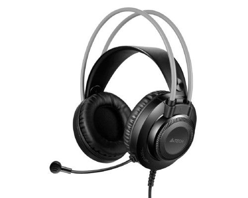 [Наушники] A4Tech Fstyler FH200U серый 2м накладные USB [FH200U Grey] (1431333)