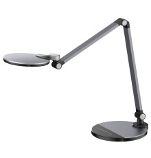 Camelion KD-865  C48 черн.металлик LED(Свет-к наст.10 Вт,230В,600 лм,сенс.рег.ярк и цвет.темп)