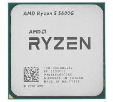 CPU AMD Ryzen 5 5600G OEM (100-000000252) {3,90GHz, Turbo 4,40GHz, Vega 7 AM4}