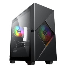 GameMax Корпус Cyclops BG без БП (Midi Tower, ATX, Черно-серый., 1*USB2.0 + 1*USB3.0, 2*120мм)