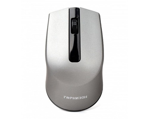 [Клавиатуры, мыши] Гарнизон Мышь беспров. GMW-475, серый, 1000 DPI, 3 кн.+ колесо-кнопка
