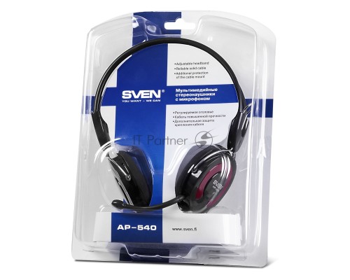 Гарнитура SVEN AP-540 с регулятором громкости