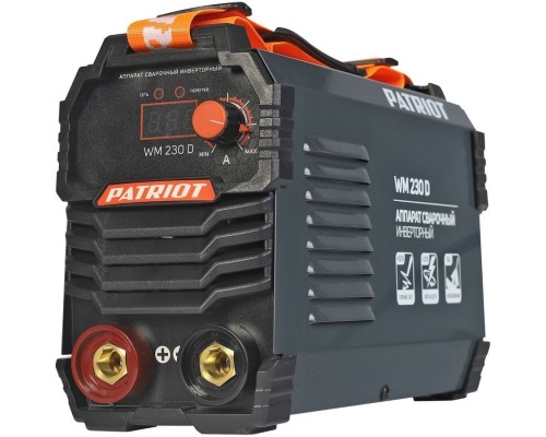 [Сварочное оборудование, Инверторы] PATRIOT WM230D MMA Аппарат сварочный инверторный [605302023]