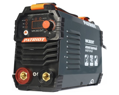 [Сварочное оборудование, Инверторы] PATRIOT WM260DVT MMA Аппарат сварочный инверторный [605302026]