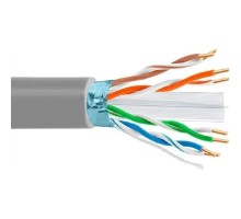 5bites Кабель FS6575-100A витая пара FTP / SOLID / 6CAT / 23AWG / CCA / PVC / 100M