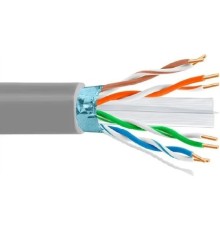 5bites Кабель FS6575-100A витая пара FTP / SOLID / 6CAT / 23AWG / CCA / PVC / 100M