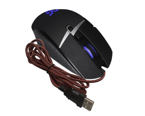 [Мыши] Exegate EX289489RUS Мышь ExeGate Gaming Standard Laser GML-13 (USB, лазерная, 1000/1200/3000/4000 dpi, 8 кнопок и колесо прокрутки, длина кабеля 1,5м, черная, Color box)