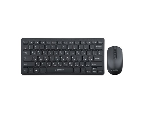 [Клавиатура] Клавиатура + мышь Gembird KBS-9100 беспроводной 84 кл. приемник 2,4 ГГЦ, 1600 DPI, 14 FN-клавиш 