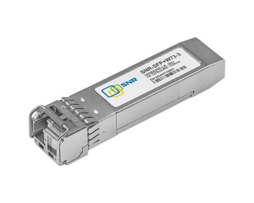 [Сетевое оборудование] SNR SNR-SFP+W73-3 Модуль SFP+ WDM, дальность до 3км (5dB), 1270нм 