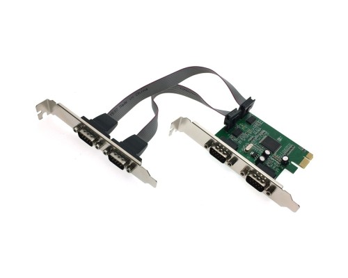 [Контроллер] Espada Контроллер PCI-Ex1, 4xCOM9M (OEM) (FG-EMT04A-1-BU01) (38865)