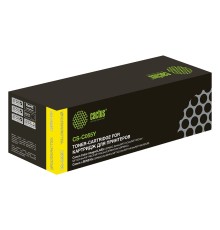 Картридж лазерный Cactus CS-C055Y желтый (2100стр.) для Canon LBP663Cdw, LBP664Cx, MF746Cx, MF742Cdw