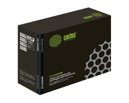 [расходные материалы] Картридж лазерный Cactus CS-C056HBK черный (21000стр.) для Canon imageCLASS LBP320 Series/540 Series