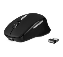 Беспроводная мышь Sven RX-590SW чрн. (бесш. кл., Bluetooth, 2,4GHz, 6+1кл., ST, 800-1600DPI, блист.)