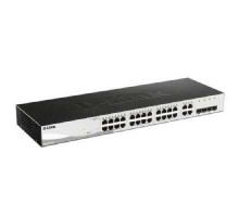 D-Link DGS-1210-28/F3A Настраиваемый L2 коммутатор с 24 портами 10/100/1000Base-T и 4 комбо-портами 100/1000Base-T/SFP