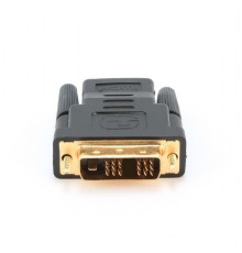 Bion Переходник HDMI - DVI-I 19F/19M (мама-папа), позолоченные контакты, черный [BXP-A-HDMI-DVI-2]