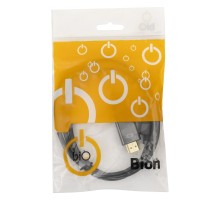 Bion Кабель DisplayPort - HDMI, 20M/19M, однонаправленный конвертор сигнала с DisplayPort в HDMI, 3 м, черный [BXP-CC-DP-HDMI-030]