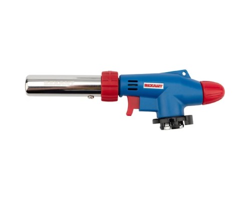 [Паяльные лампы (Автомобильные)] Rexant (12-0031) Газовая горелка-насадка GT-31 360° с пьезоподжигом 2 режима + керамика