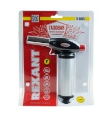 Газовая горелка настольная REXANT GT-25 с пьезоподжигом + керамика [12-0025]