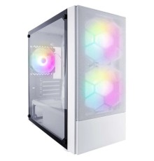 1STPLAYER Корпус FIREBASE X4-M White / mATX, TG / 1x120mm & 2x140mm LED fans inc. / X4-M-WH-2F1P-W-1F1-W