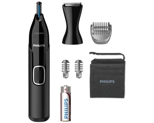[Электробритва] PHILIPS NT5650/16  Триммер ,3 насадки, черный