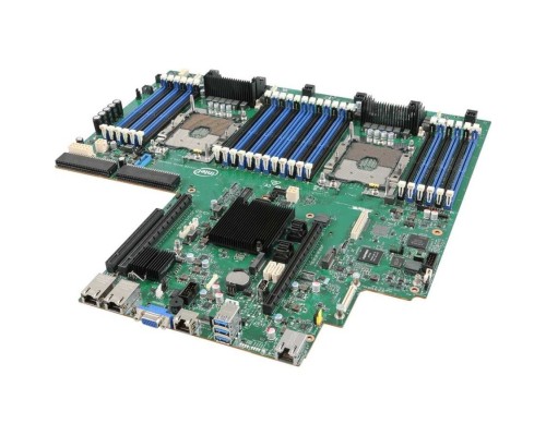 [Материнская плата] Материнская плата Intel iC624 Dual Socket 3647 24DDR4 10SATAIII 4PCI-E OCuLink 2PCI-E24x&Riser 1PCI-E12xRiser SVGA 2x10GbeLAN E-ATX For R1208WFTYS R1304WFTYS (S2600WFT) H48104-853