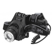 ЭРА Б0039625 Налобный фонарь GA-805 аккумуляторный, рег фокус, [5 Вт CREE, алюминий, литий 2,5Ач, USB