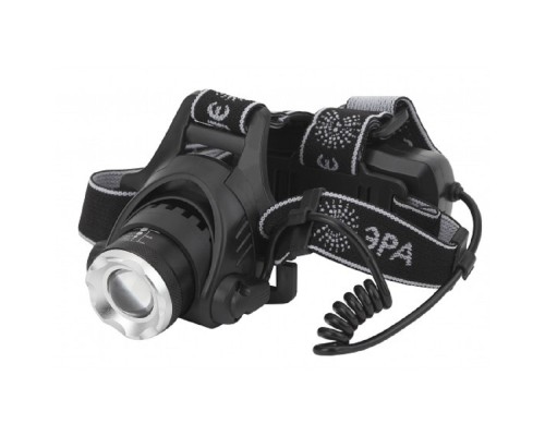 [Фонари] ЭРА Б0039625 Налобный фонарь GA-805 аккумуляторный, рег фокус, [5 Вт CREE, алюминий, литий 2,5Ач, USB