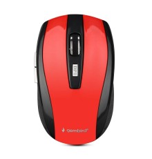Мышь беспров. Gembird MUSW-330-3, 2.4ГГц, красный