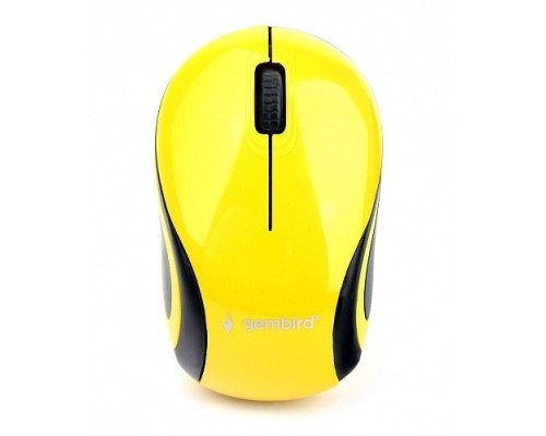 [Мышь] Мышь беспров. Gembird MUSW-615, 2.4ГГц, 1200 DPI, 3кн., желт