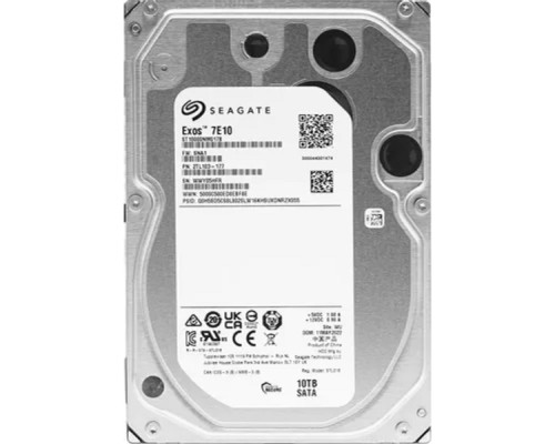 [Жесткий диск] 10TB Seagate Exos 7E10 (ST10000NM017B) {SATA 6Gb/s, 7200 rpm, 256mb buffer, 3.5