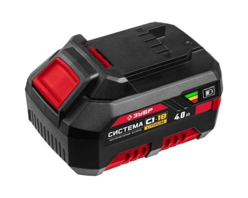 [Батареи аккумуляторные и Зарядные устройства] ЗУБР 18В, Li-Ion, 4Ач, тип С1, аккумуляторная батарея. [АКБ-С1-18-4]