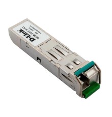 D-Link 331T/40KM/B1A WDM SFP-трансивер с 1 портом 1000Base-BX-D (Tx:1550 нм, Rx:1310 нм) для одномодового оптического кабеля (до 40 км, разъем Simplex LC)