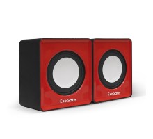 Exegate EX289920RUS Акустическая система 2.0 ExeGate Disco 140 Red (питание USB, 2х3Вт (6Вт RMS), 100-20000Гц, красный)