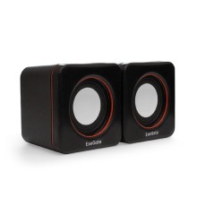 Exegate EX287050RUS Акустическая система 2.0 ExeGate Disco 160 (питание USB, 2х3Вт (6Вт RMS), 100-20000Гц, черный)