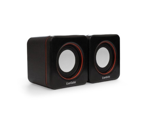 [Колонки EXEGATE] Exegate EX287050RUS Акустическая система 2.0 ExeGate Disco 160 (питание USB, 2х3Вт (6Вт RMS), 100-20000Гц, черный)