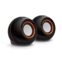 Exegate EX287053RUS Акустическая система 2.0 ExeGate Disco 180 (питание USB, 2х3Вт (6Вт RMS), 100-20000Гц, черный)
