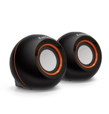 Exegate EX287053RUS Акустическая система 2.0 ExeGate Disco 180 (питание USB, 2х3Вт (6Вт RMS), 100-20000Гц, черный)